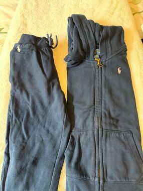 Polo by Ralph Lauren Navy Kids Hoodie & Joggers Set